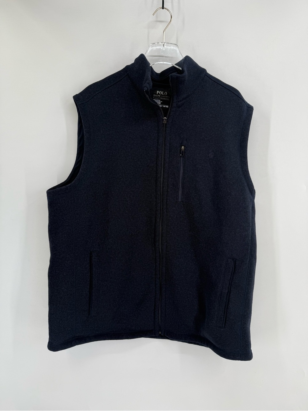 Ralph Lauren navy blue vest size 2xb